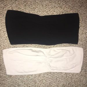 Nollie Cotton Bandeau - Black and While - Large